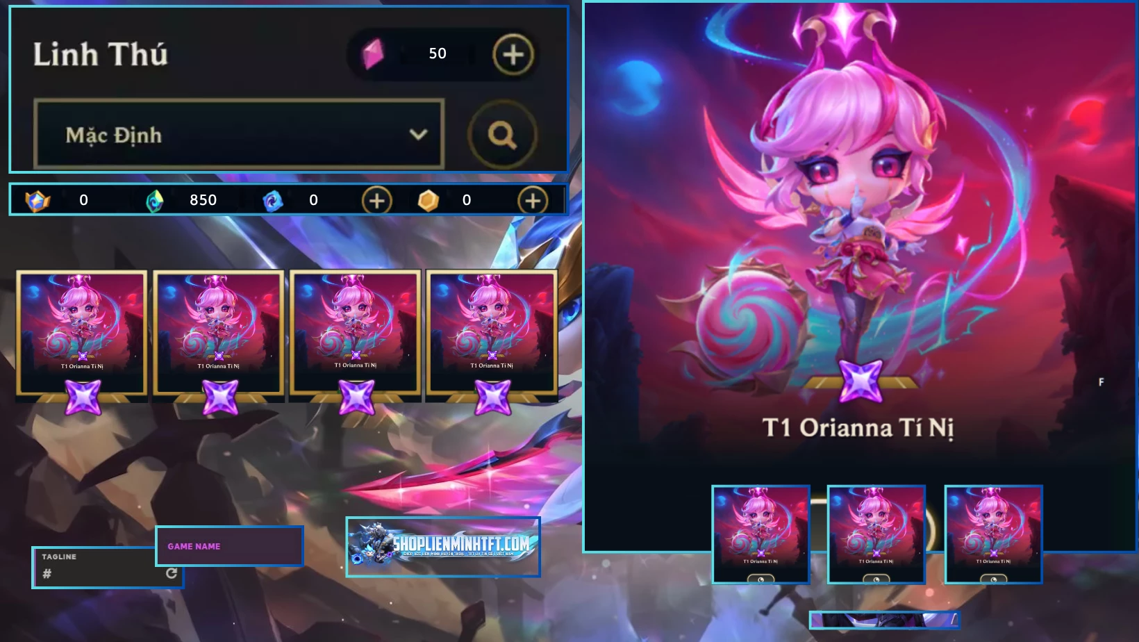 T1 ORIANNA TÍ NỊ CLONE